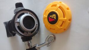 removing the front cover of the regulator