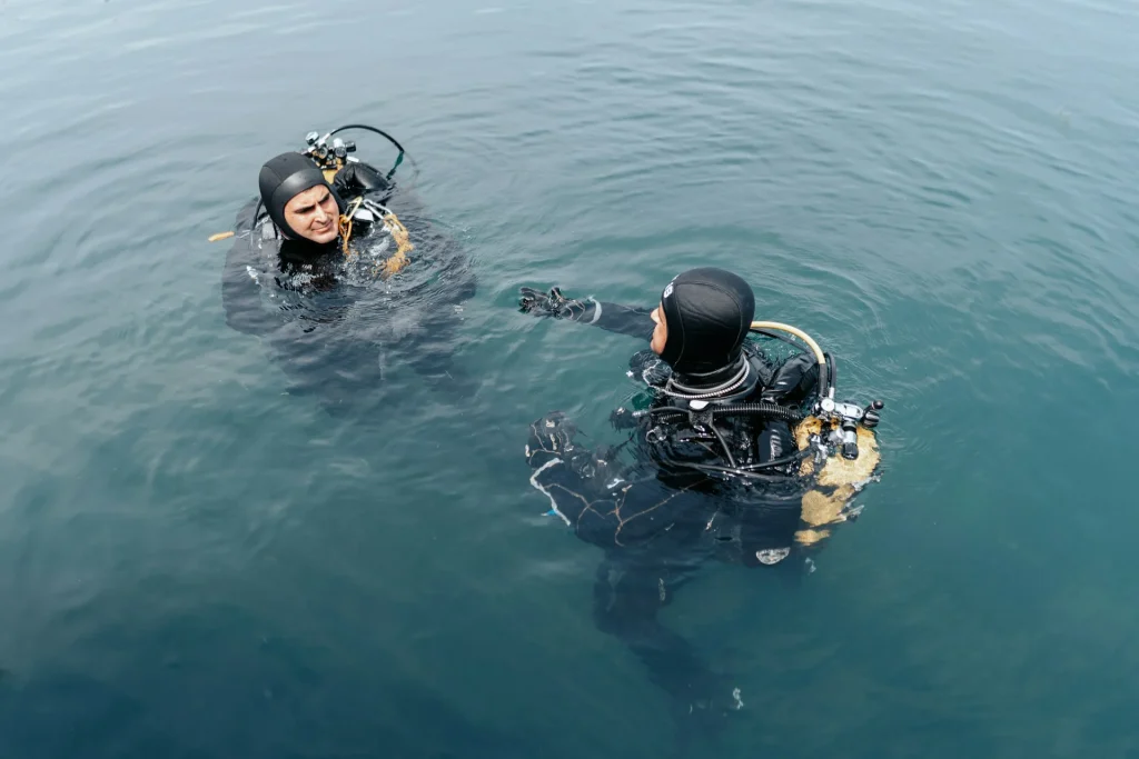 photo - safe diving practices with professional instructors